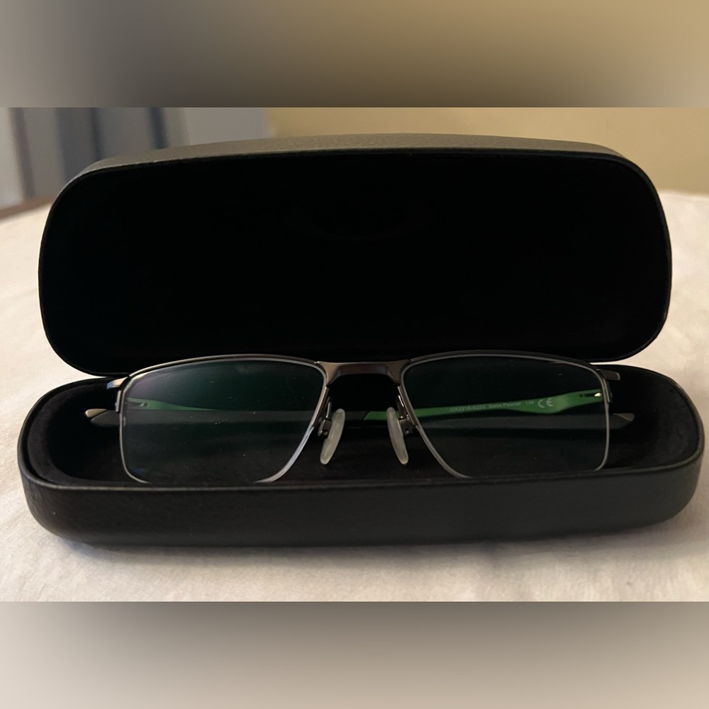 Oakley OX3218-0252 Satin Pewter 136 Eyeglasses, Socket 5.5, NWOT - Picture 8 of 8